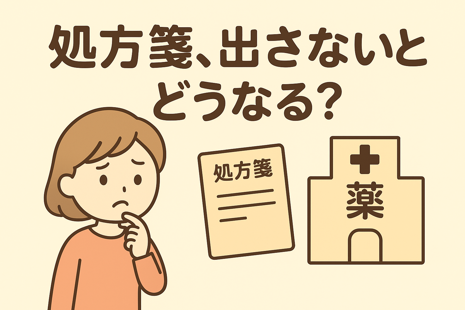 病院でもらった処方箋は必ず薬局にもっていかないといけない? - くすりと健康の話